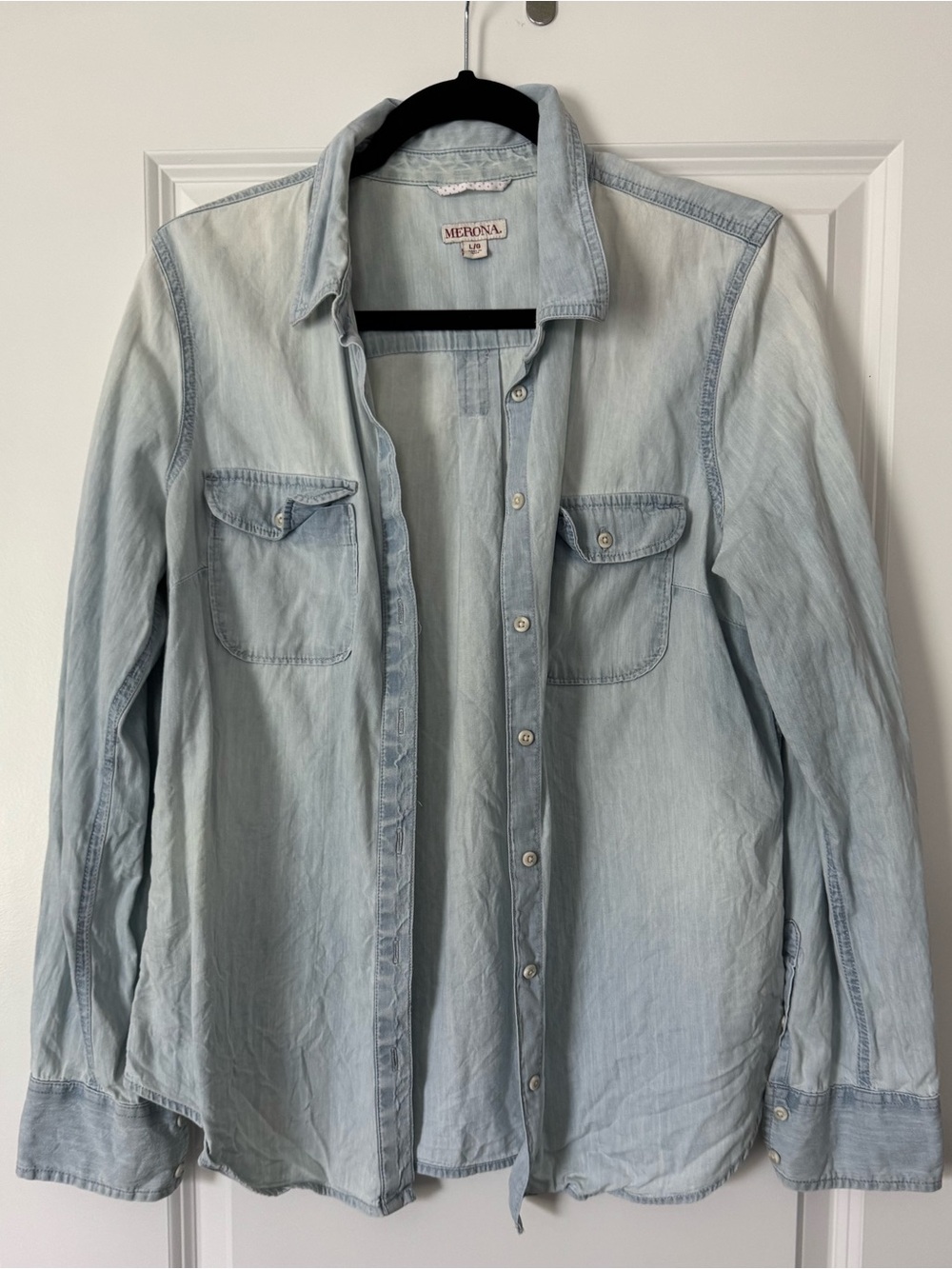 Light Wash Denim Shirt